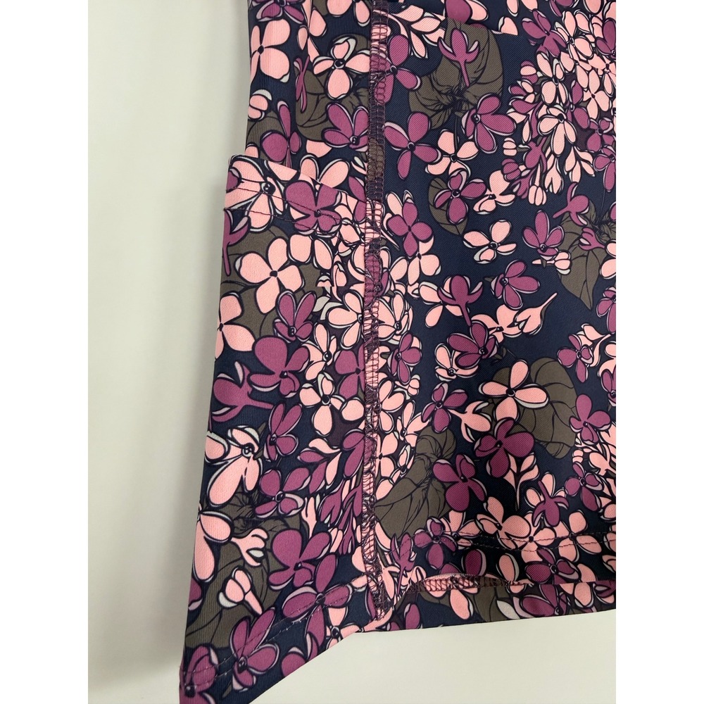 William Murray Golf Lilac Floral Shorts Purple Pink Performance Active Womens M - Picture 3 of 8